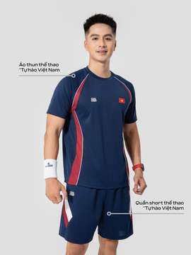 Set đồ Áo thun và Quần short thể thao "Tự hào Việt Nam" - undefined