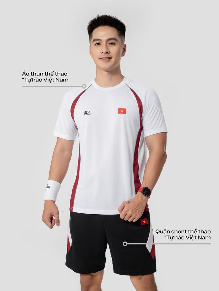 Set đồ Áo thun và Quần short thể thao "Tự hào Việt Nam" - undefined