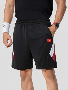 Quần shorts phối màu thể thao "Tự hào Việt Nam" - undefined