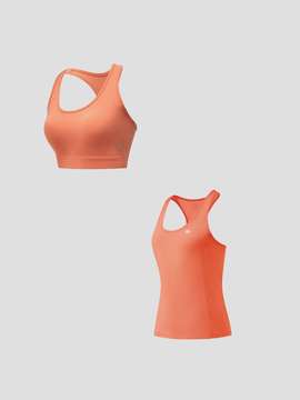 Set áo Singlet thể thao nữ Slim Tee + Bra CoolFlex - undefined