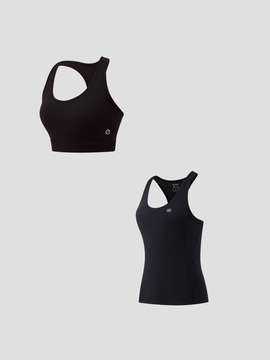 Set áo Singlet thể thao nữ Slim Tee + Bra CoolFlex - undefined