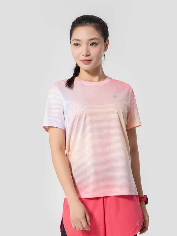 Tshirt chạy bộ nữ Graphic Rainbow - undefined