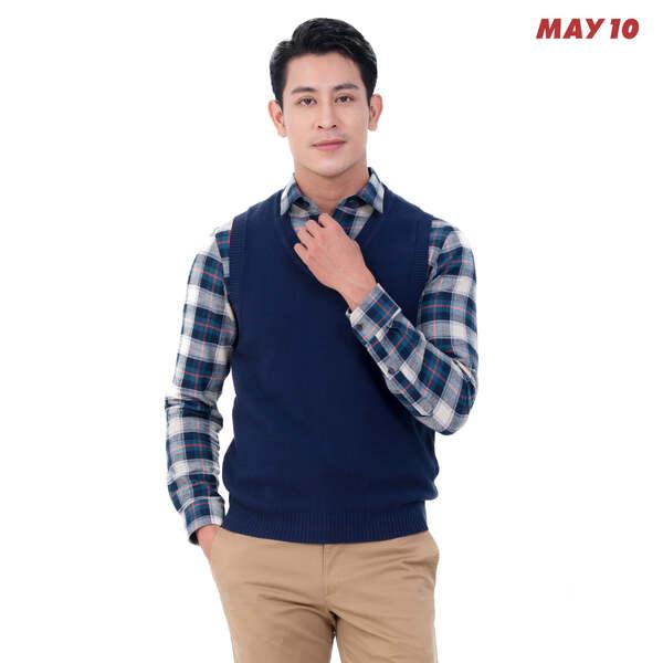 Áo gile len nam MAY 10 tại TPHCM