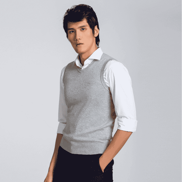 Áo gile len nam Aligro slimfit