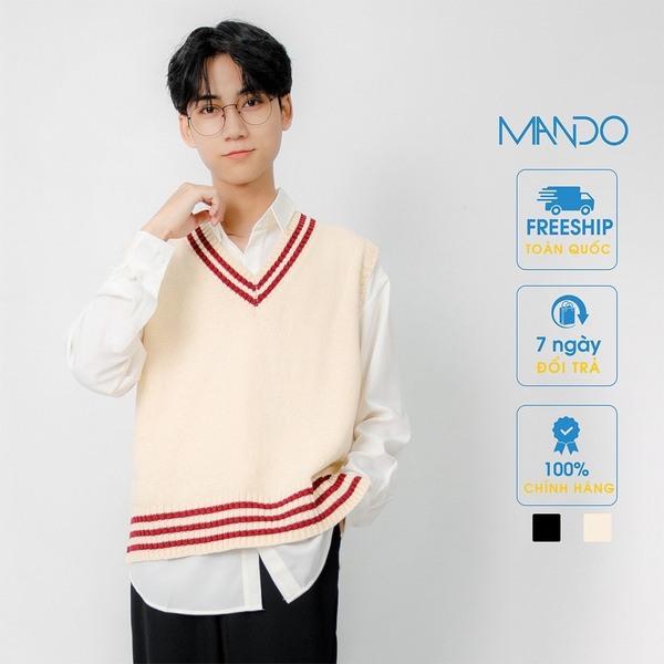 Áo gile len nam Hàn Quốc ManDo