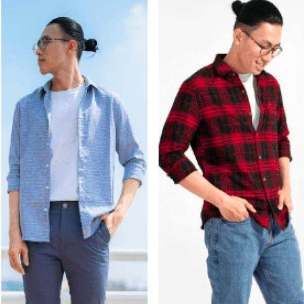 áo phù hợp phong cách layering