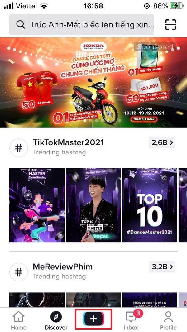 cách quay video tiktok