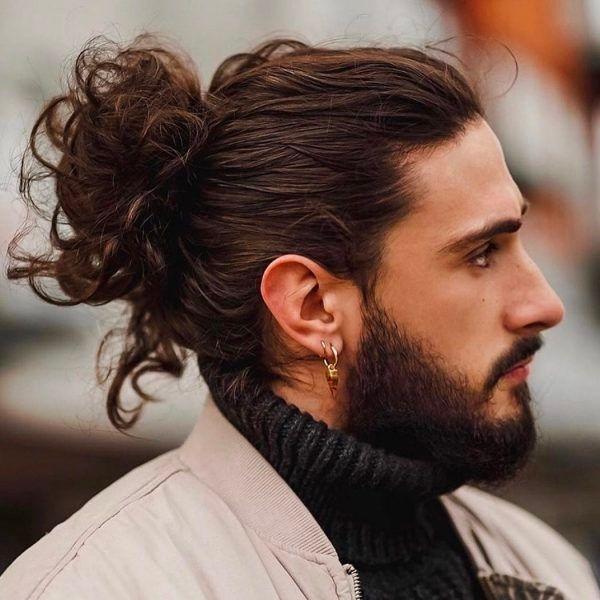 cắt tóc Man bun chất lừ