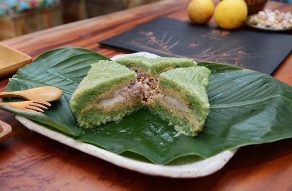 Bánh chưng Bờ Đậu xanh mướt và vị thơm dẻo tự nhiên