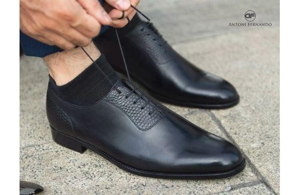 Giày Oxford nam mũi trơn - phối đồ
