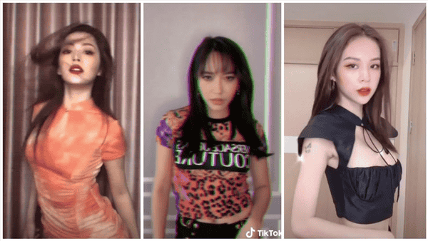 Một ví dụ về trend biến hình trên TikTok