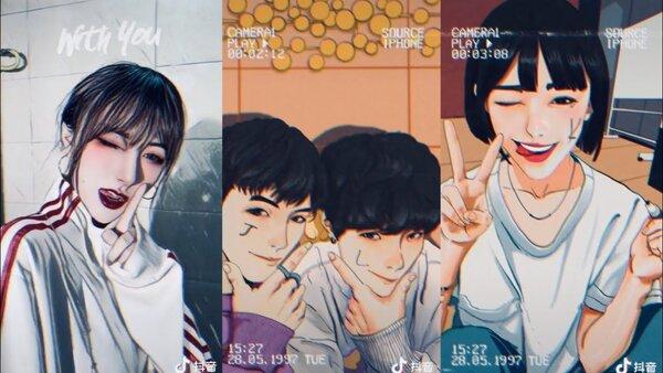 Một ví dụ khác về trend biến hình Anime