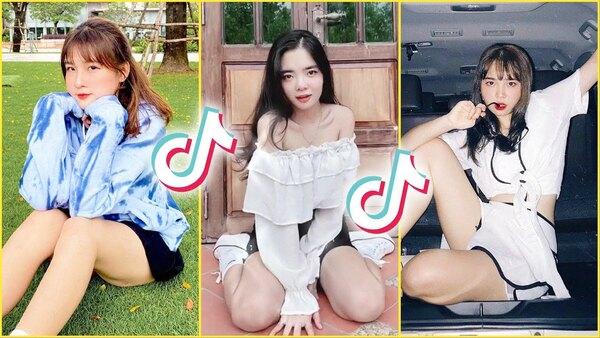 Trend tiktok chân dài quyến rũ bờ mông