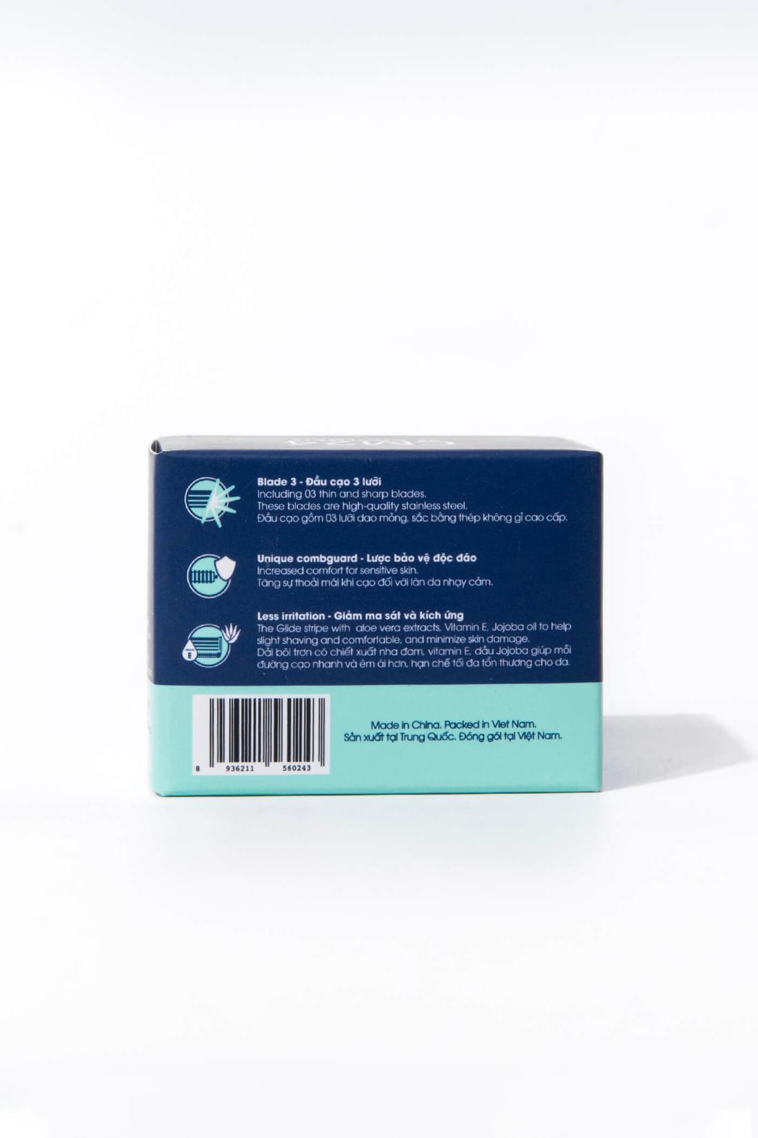 Bộ 2 Lưỡi dao cạo râu CM24 3 Lưỡi - undefined