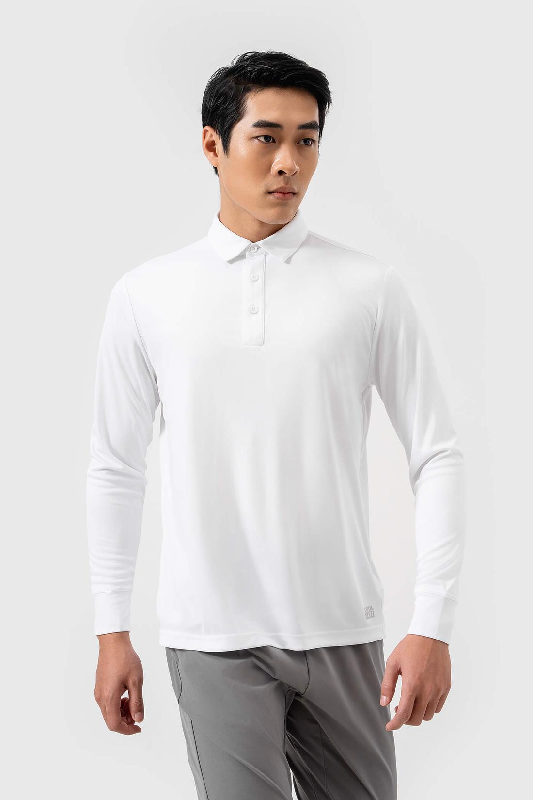 Áo Polo Nam Dài Tay Thể Thao Essentials - undefined