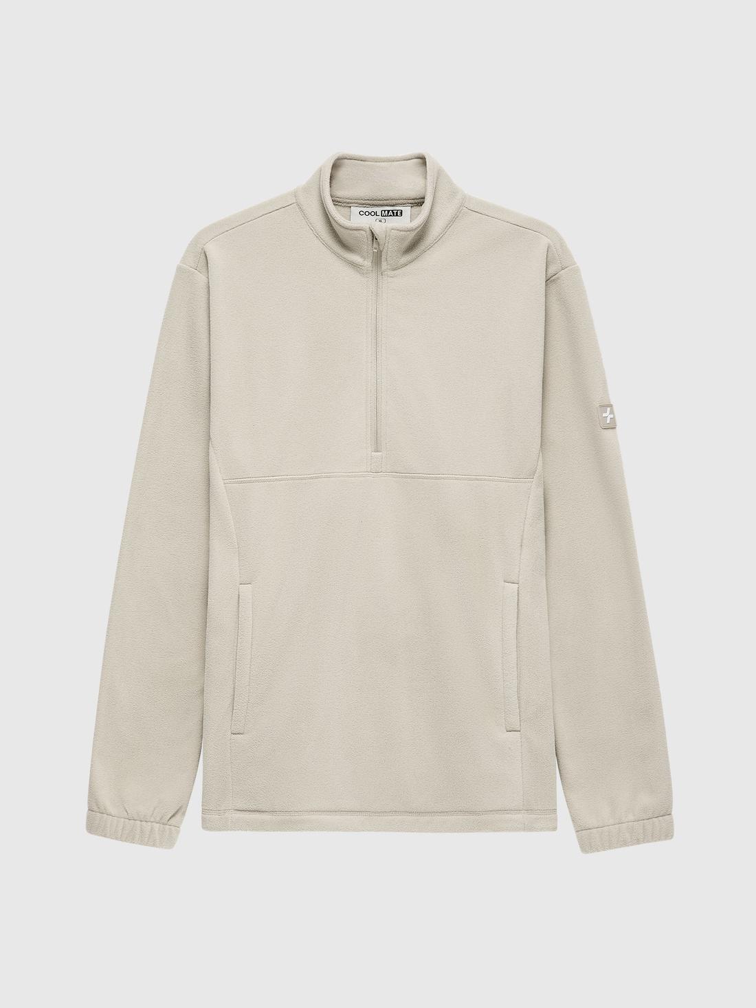 Áo khoác nỉ giả lông Half Fleece - undefined