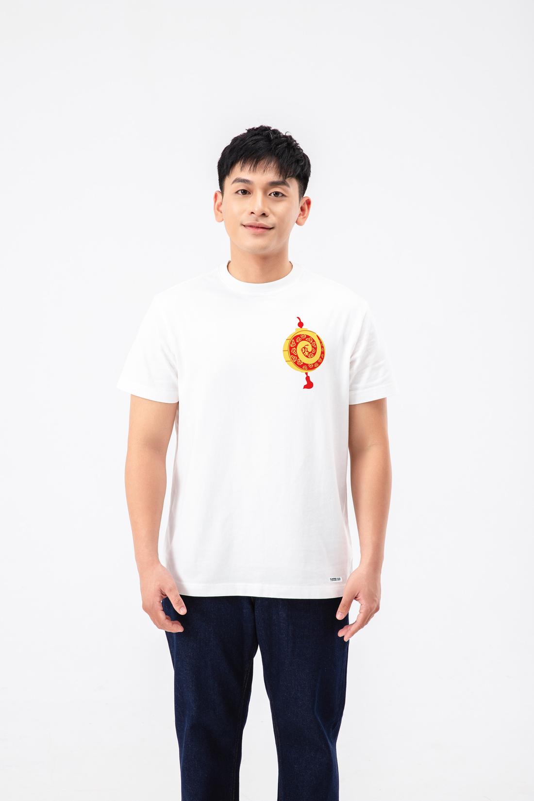 Áo Cotton Compact CARE SHARE In Lụa VỤN ART - TẾT RẮN RỎI VI - undefined