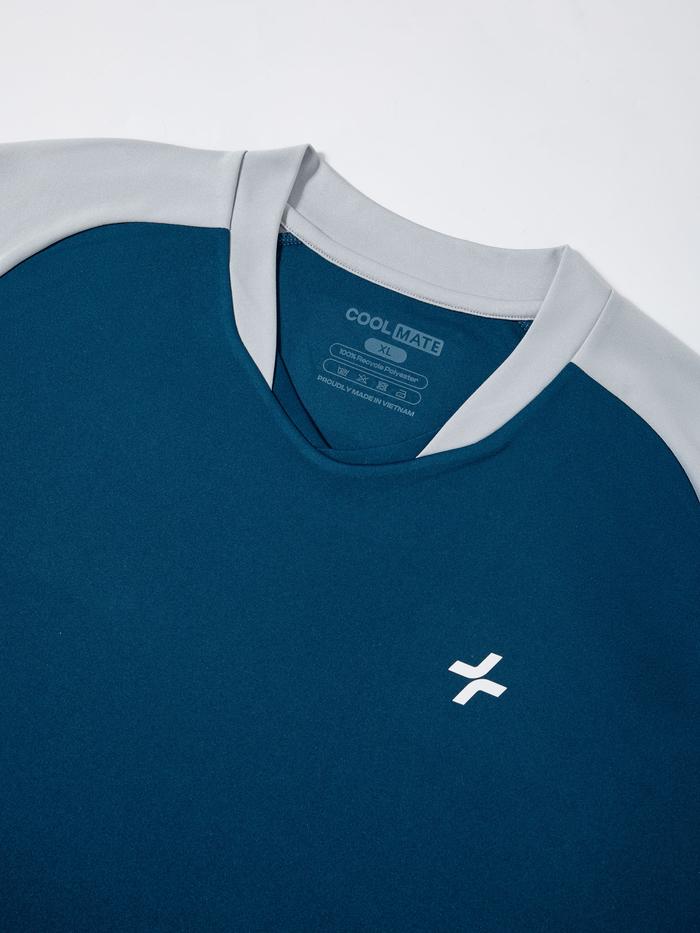 Áo thun Nam Thể thao Phối bo cổ - undefined