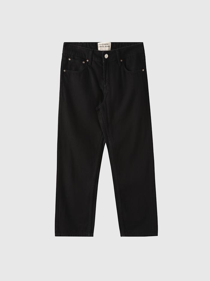 Quần Jeans Nam Basics dáng Straight - undefined