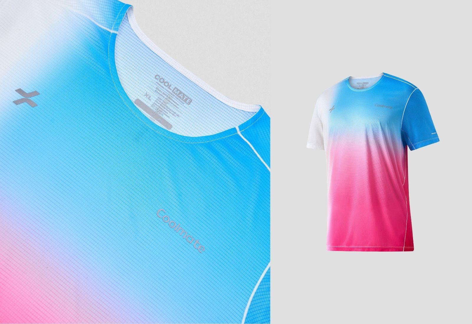 Áo thun chạy bộ nam Aero Gradient