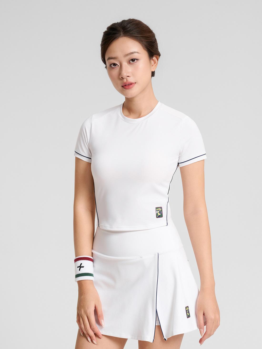 Áo croptop Pickleball Drive Mesh Essentials - undefined