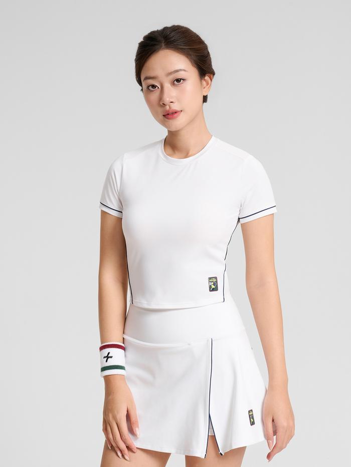 Áo croptop Pickleball Drive Mesh Essentials - undefined