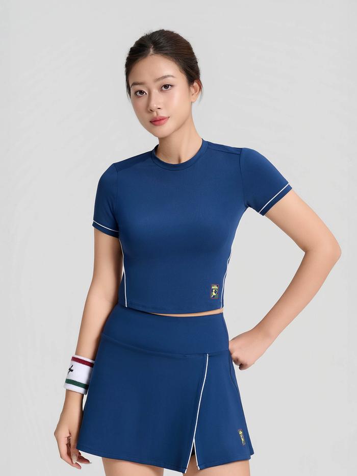 Áo croptop Pickleball Drive Mesh Essentials - undefined