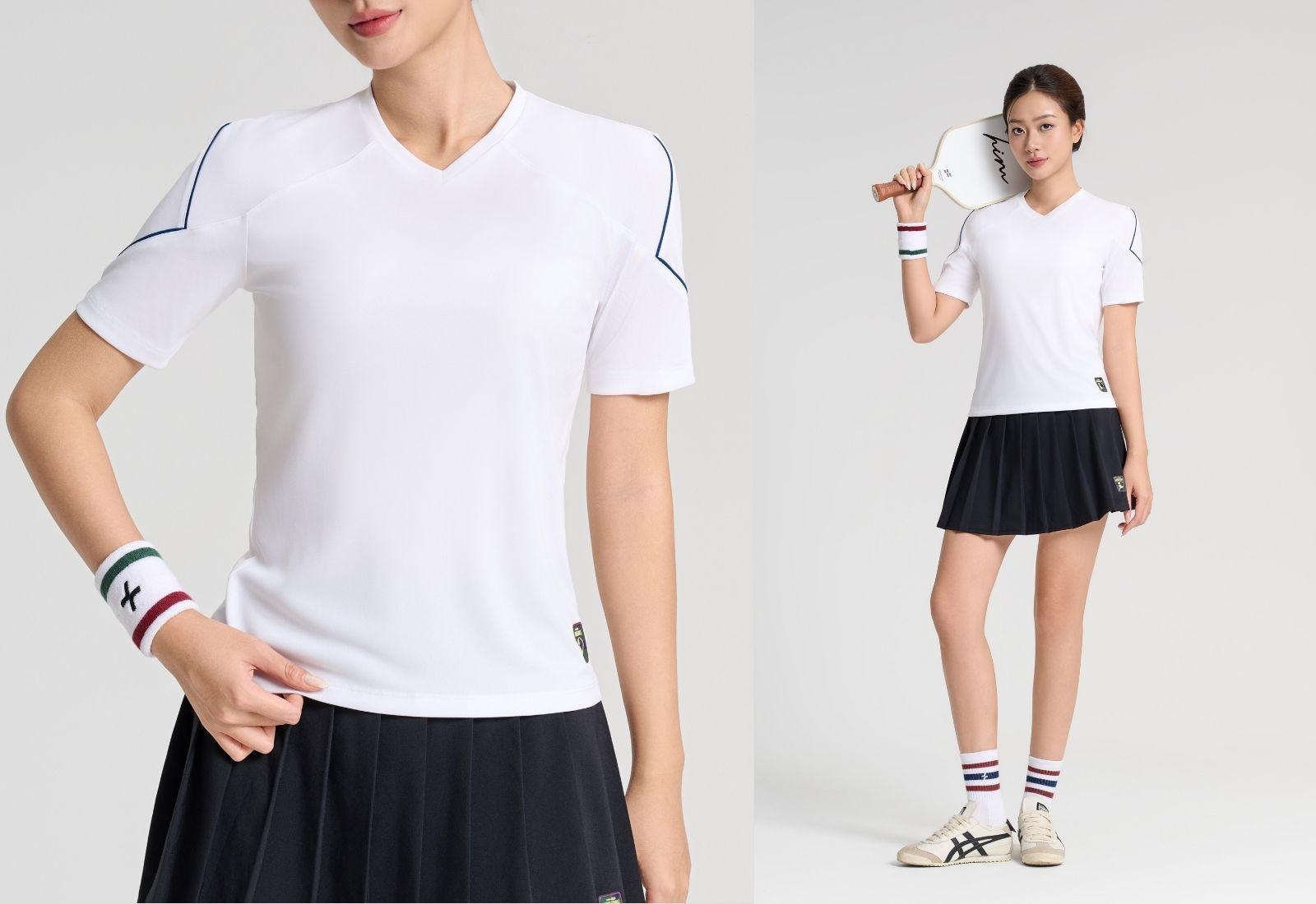 Áo thun nữ Pickleball Dinkshot Essentials 