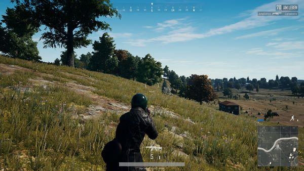 Trận đấu PUBG gay cấn