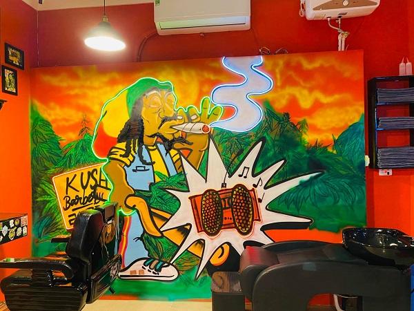 Kush Barber Shop giúp các khách hàng nam giới cảm thấy thoải mái nhất