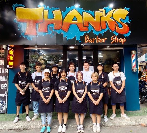 Thanks Barber shop giúp chàng có những kiểu tóc mới mẻ 