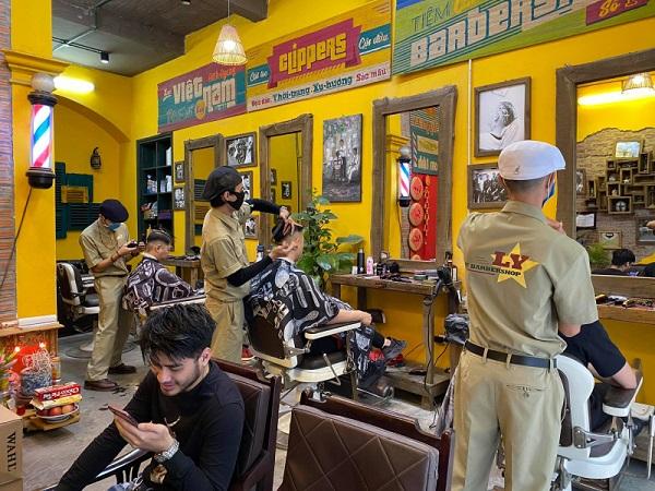 Ly The Barber sở hữu kiến trúc đậm chất phố cổ