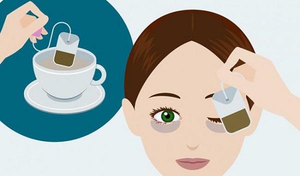 Kết quả sau khi sử dụng túi trà trị thâm