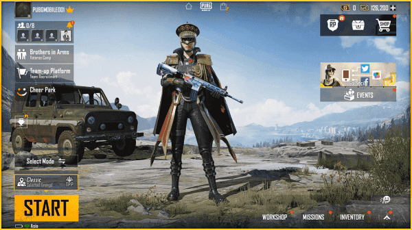 Hình ảnh bản đồ trong PUBG Mobile