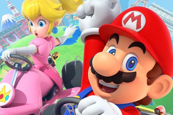 Hình ảnh đua xe trong Mario Kart Tour