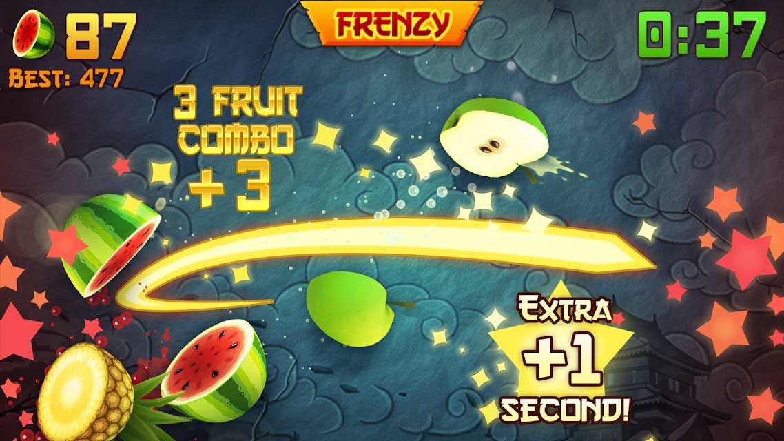 Fruit Ninja có cách chơi vô cùng đơn giản