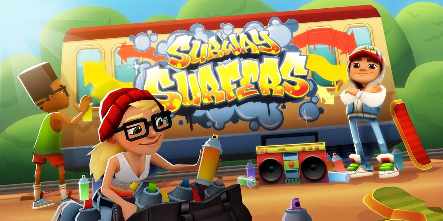 Subway Surfer đưa bạn vào vai một cậu nhóc chạy trốn khỏi sự truy đuổi