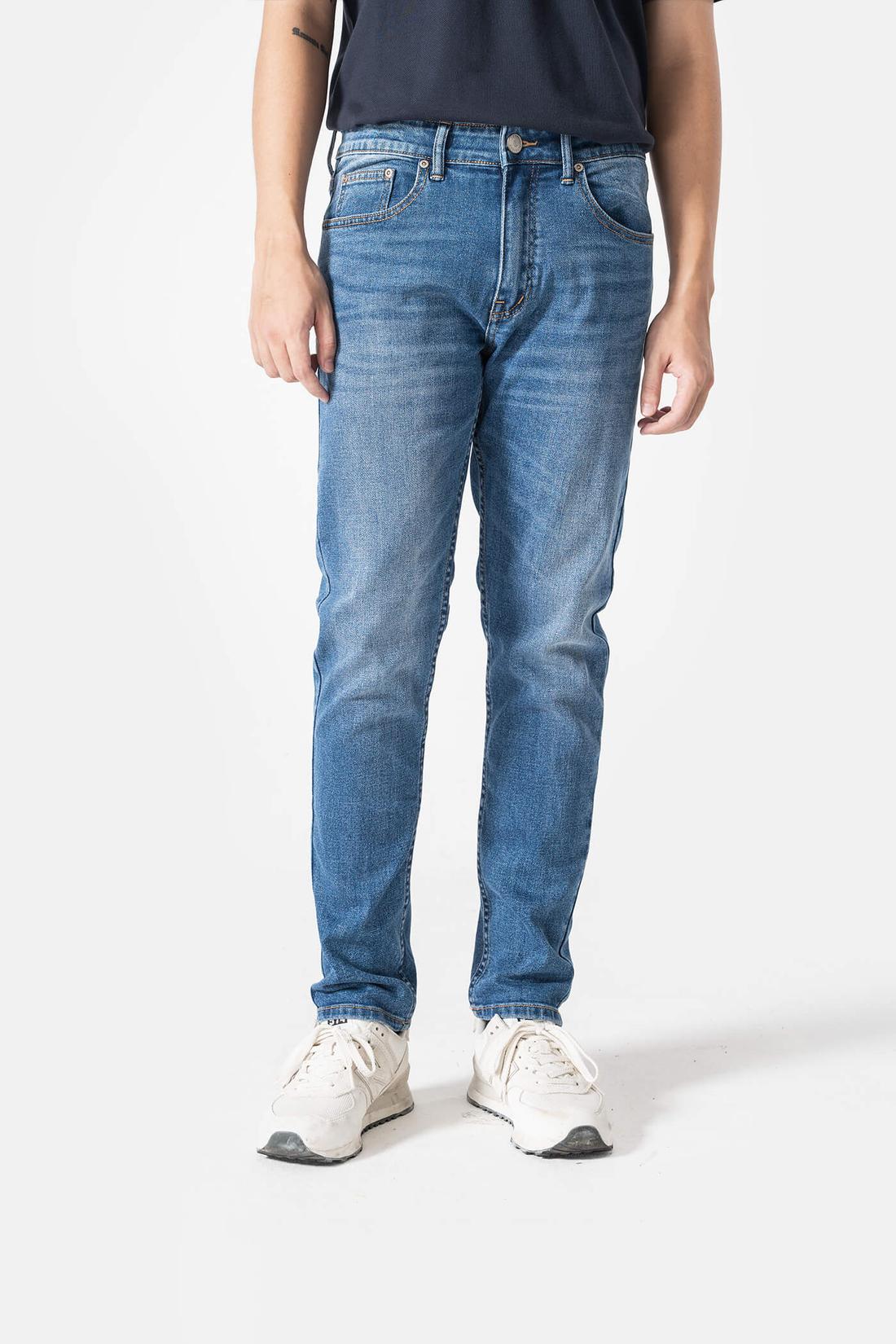 Quần Jeans Nam dáng Slim Fit V2 - undefined