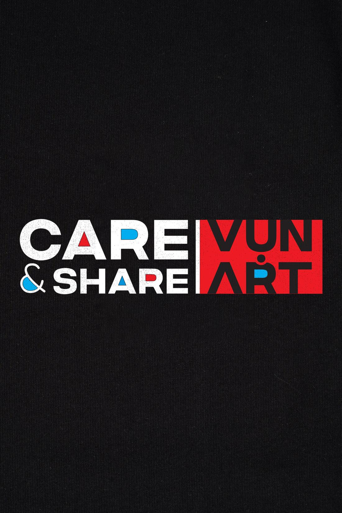 Áo thun Cotton Compact In Lụa VỤN ART Logo Giữa V3 - undefined