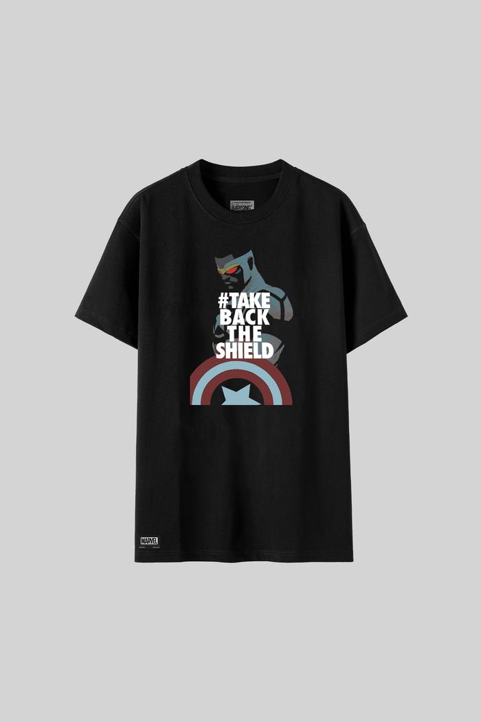 Áo thun Relaxed Fit 84RISING Marvel Captain America - #Takebacktheshield - undefined