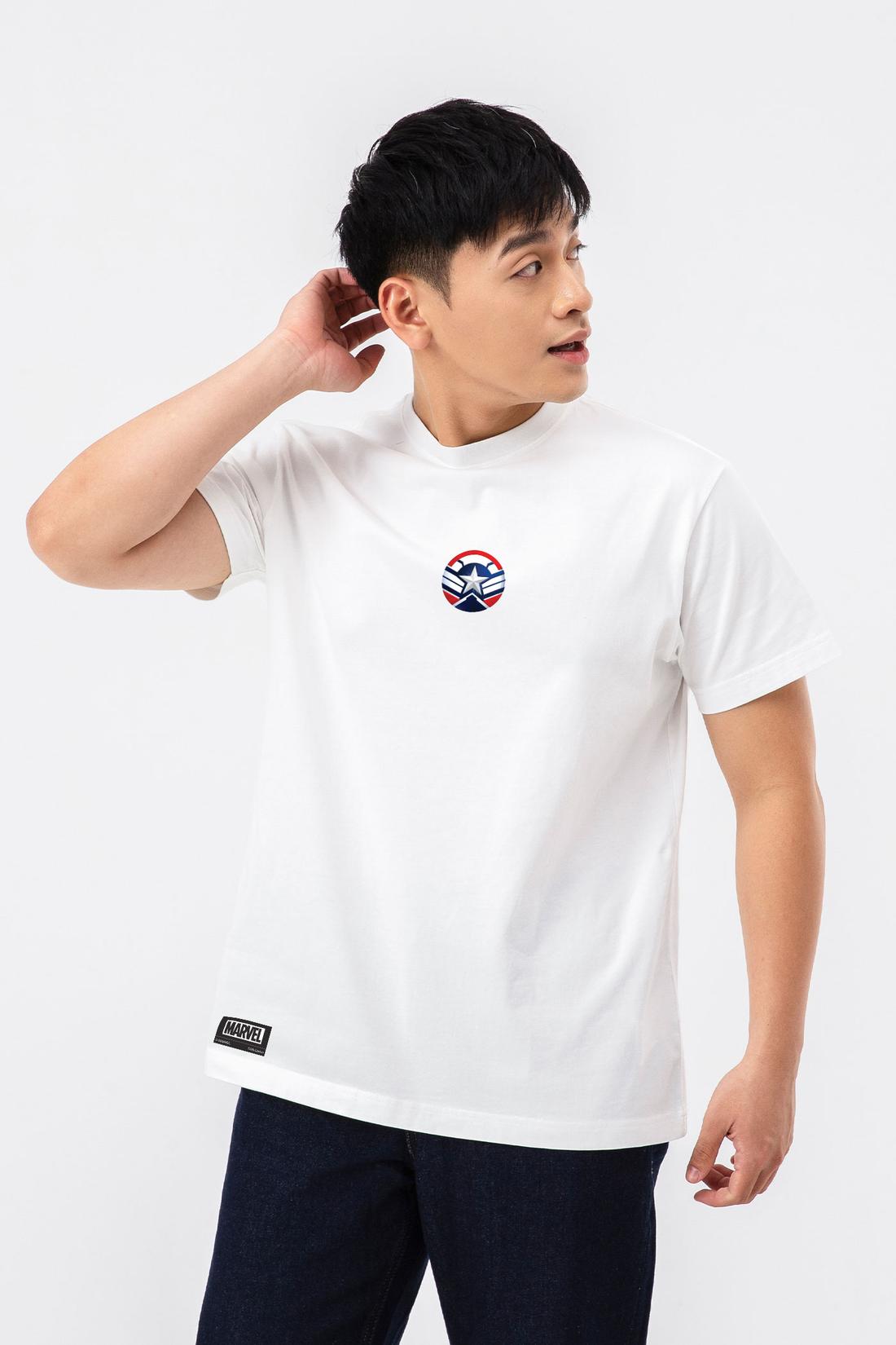 Áo thun Relaxed Fit 84RISING Marvel Captain America - American Symbol - undefined