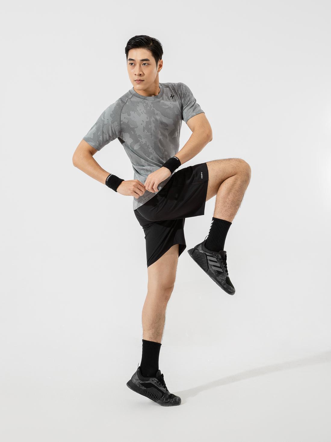 Áo thun thể thao Jacquard Seamless - undefined
