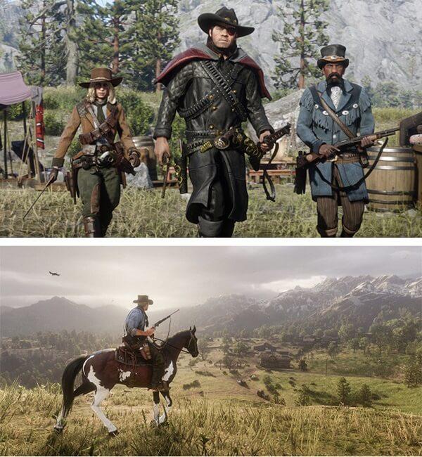 Ảnh chụp màn hình gameplay Red Dead Redemption 2