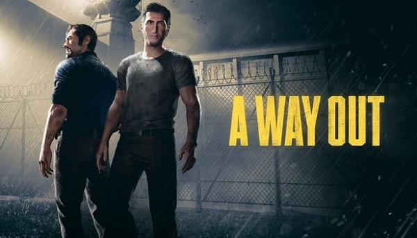 Ảnh bìa game A Way Out, nhấn mạnh tính năng chơi cùng bạn bè