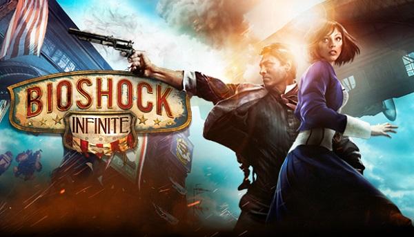 Ảnh bìa game Bioshock Infinite, thể hiện bối cảnh game