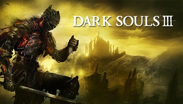Ảnh bìa game Dark Souls III, thể hiện nhân vật chính