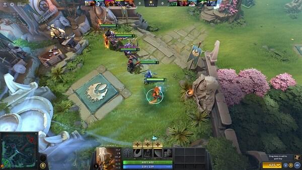 Chơi game Dota2
