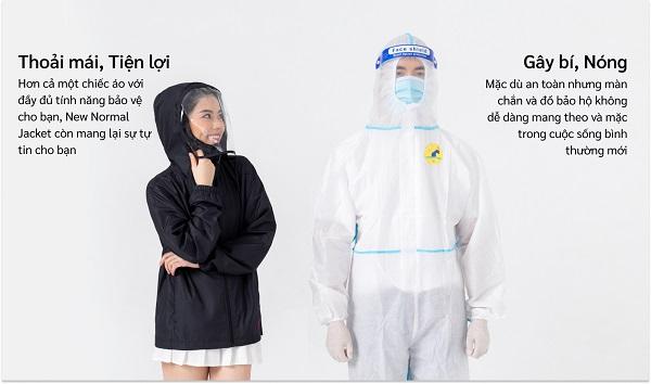 Chiếc áo New Normal Jacket khiến bạn thấy thoải mái, tiện lợi