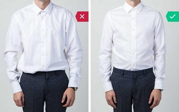 Áo sơ mi không vừa vặn