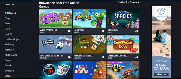 web game online trên Pogo
